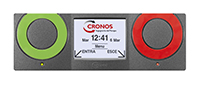 Il terminale Cronos Zero Net Touch è in grado di leggere badge di prossimità o magnetici.